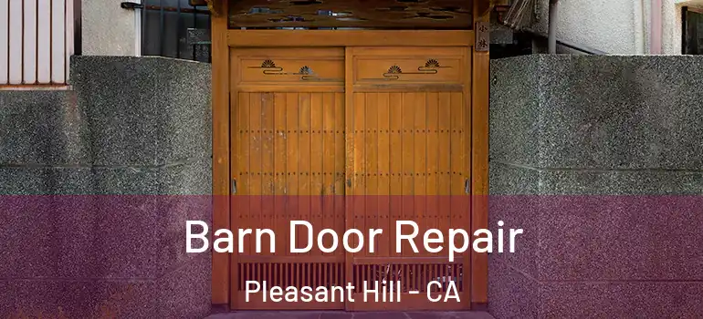  Barn Door Repair Pleasant Hill - CA