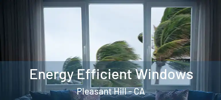  Energy Efficient Windows Pleasant Hill - CA
